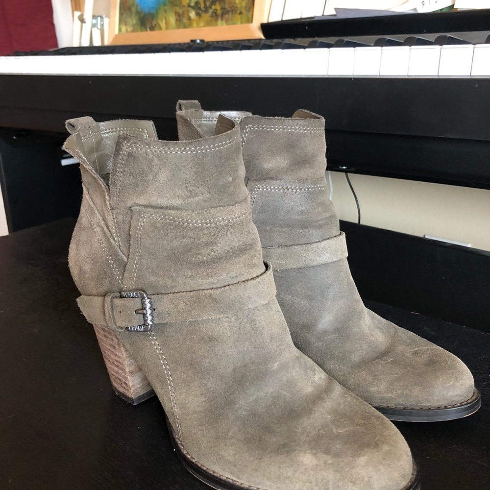 Ivanka Suede Booties Size 8